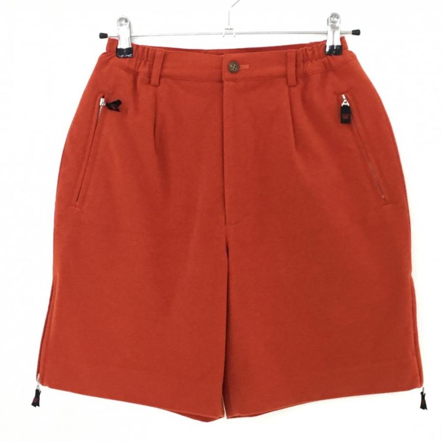 M・U SPORTS MUスポーツ ハーフパンツ オレンジ 微起毛 レディース 42