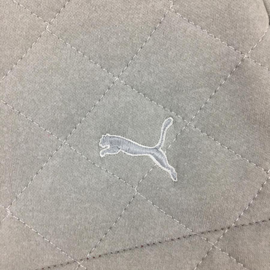 PUMA（プーマ） 中綿リバーシブルスカート レッド×ネイビー チェック柄