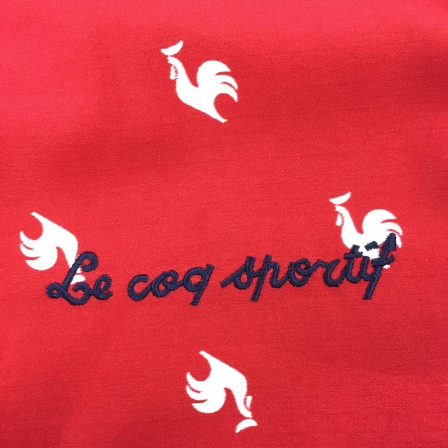 le coq sportif（ルコックスポルティフ） ルコック ベスト レッド×白
