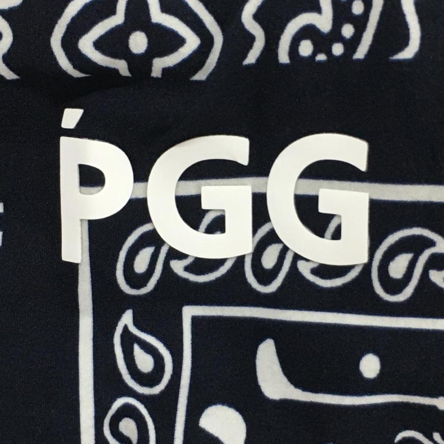PEARLY GATES PGGパーリーゲイツ ワイドパンツ ネイビー×白 PEARLY GATES PGGパーリーゲイツ ワイドパンツ ネイビー×白
