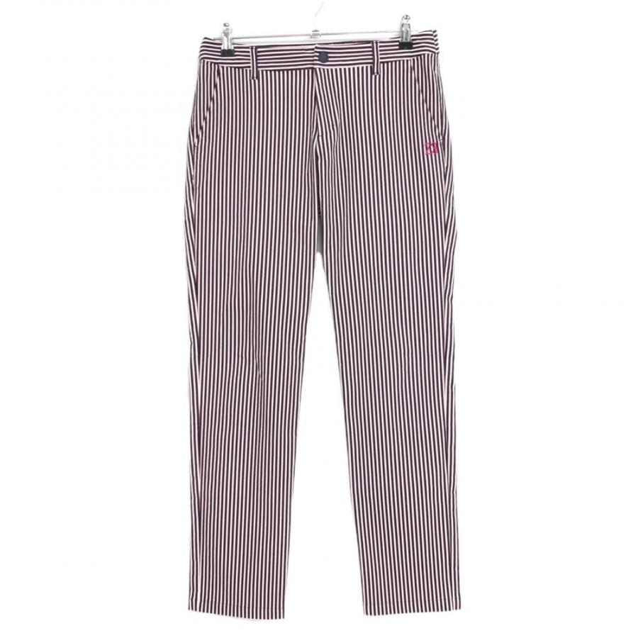 23区GOLF 23区ゴルフ パンツ ネイビー×白×レッド ストライプ
