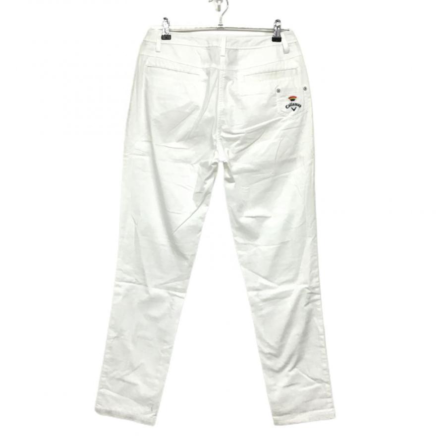 Callaway（キャロウェイ） パンツ 白 シンプル 虹刺しゅう ストレッチ