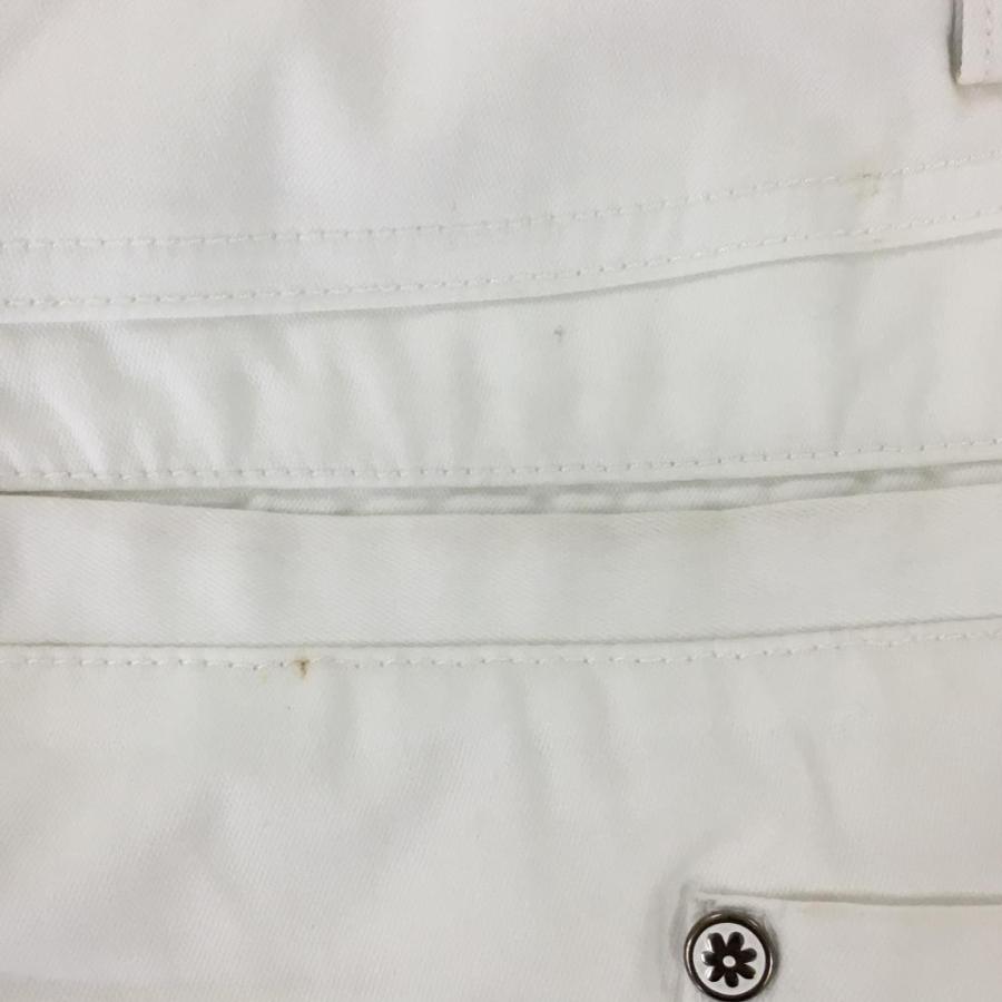 Callaway（キャロウェイ） パンツ 白 シンプル 虹刺しゅう ストレッチ