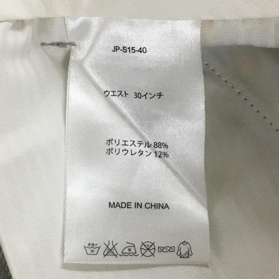 MKJです　お早めにお買い求めください FootJoy（フットジョイ） パンツ グレー×白×イエロー チェック ロゴ