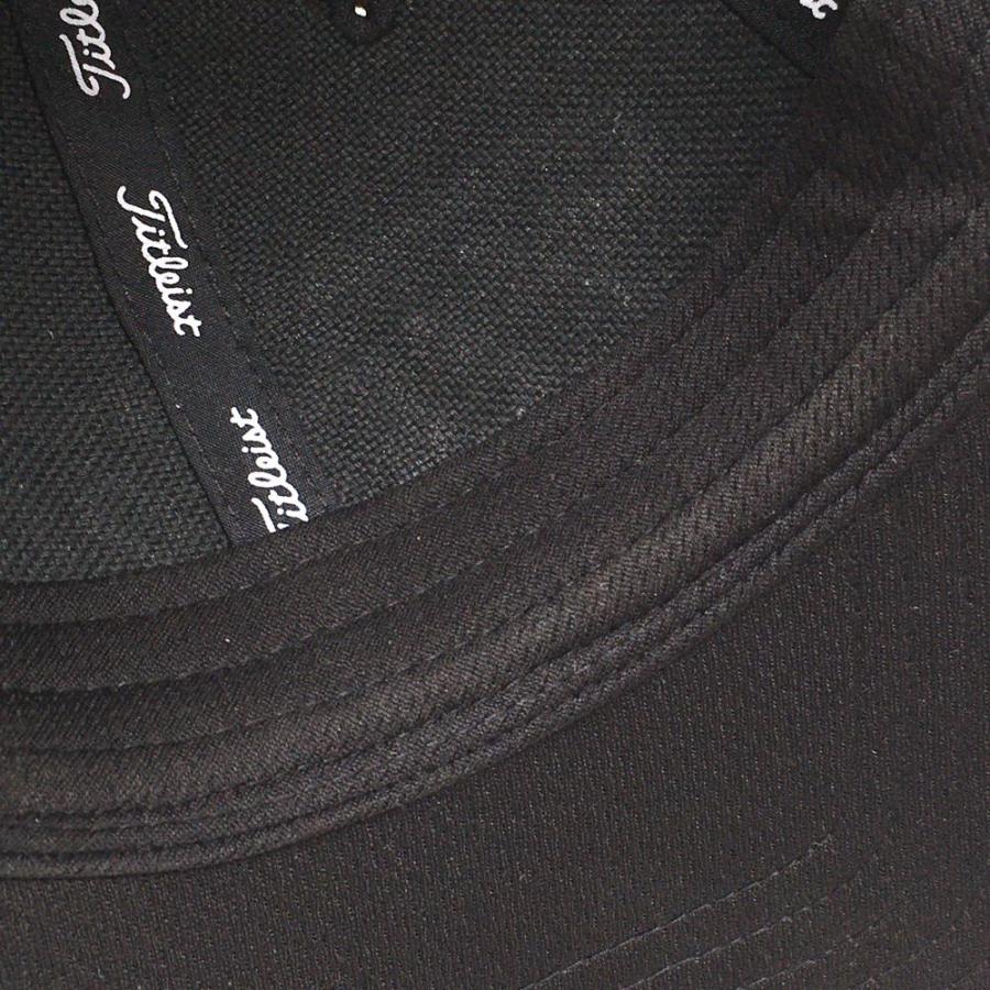 Titleist タイトリスト キャップ 黒×レッド 立体ロゴ刺しゅう Titleist タイトリスト キャップ 黒×レッド 立体ロゴ刺しゅう