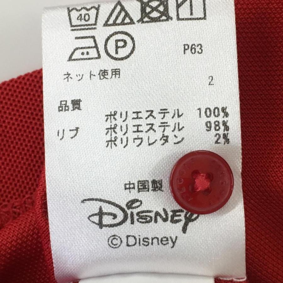 23区GOLF 23区ゴルフ×DISNEY 半袖ポロシャツ レッド×白 ミニーマウス