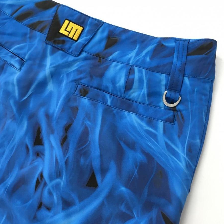 LOUDMOUTH ラウドマウス スカート ブルー 総柄 ブルーフレイム 