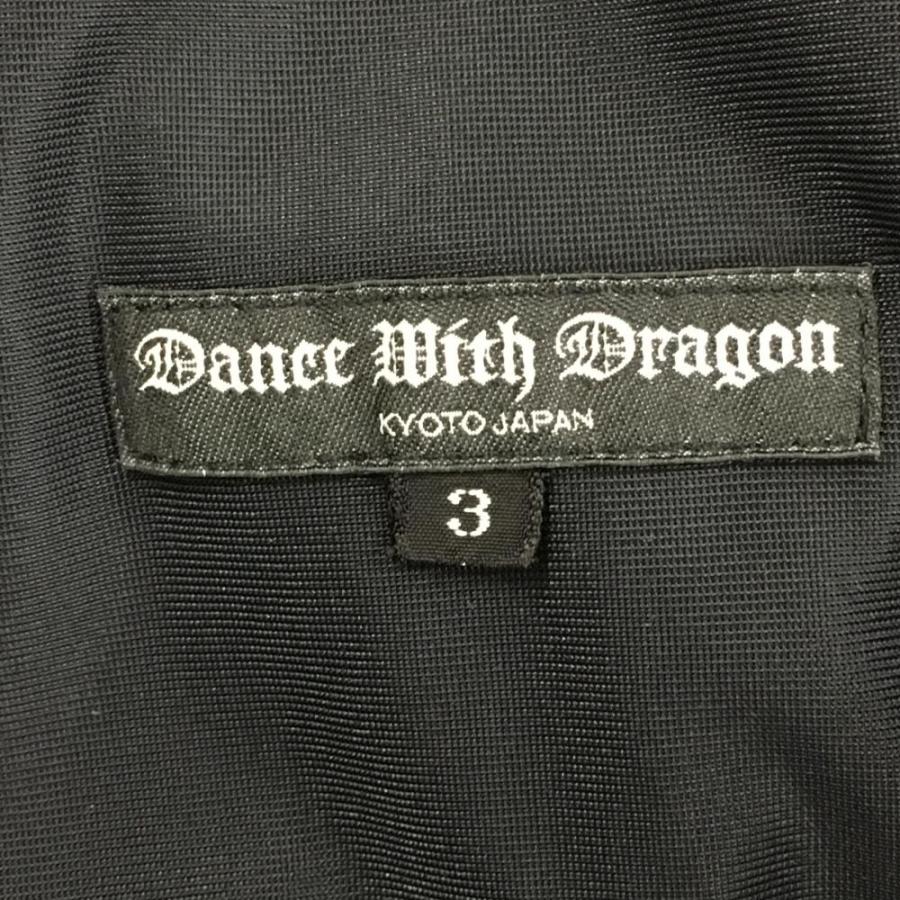 Dance With Dragon（ダンスウィズドラゴン） パンツ 黒 ロゴ刺しゅう