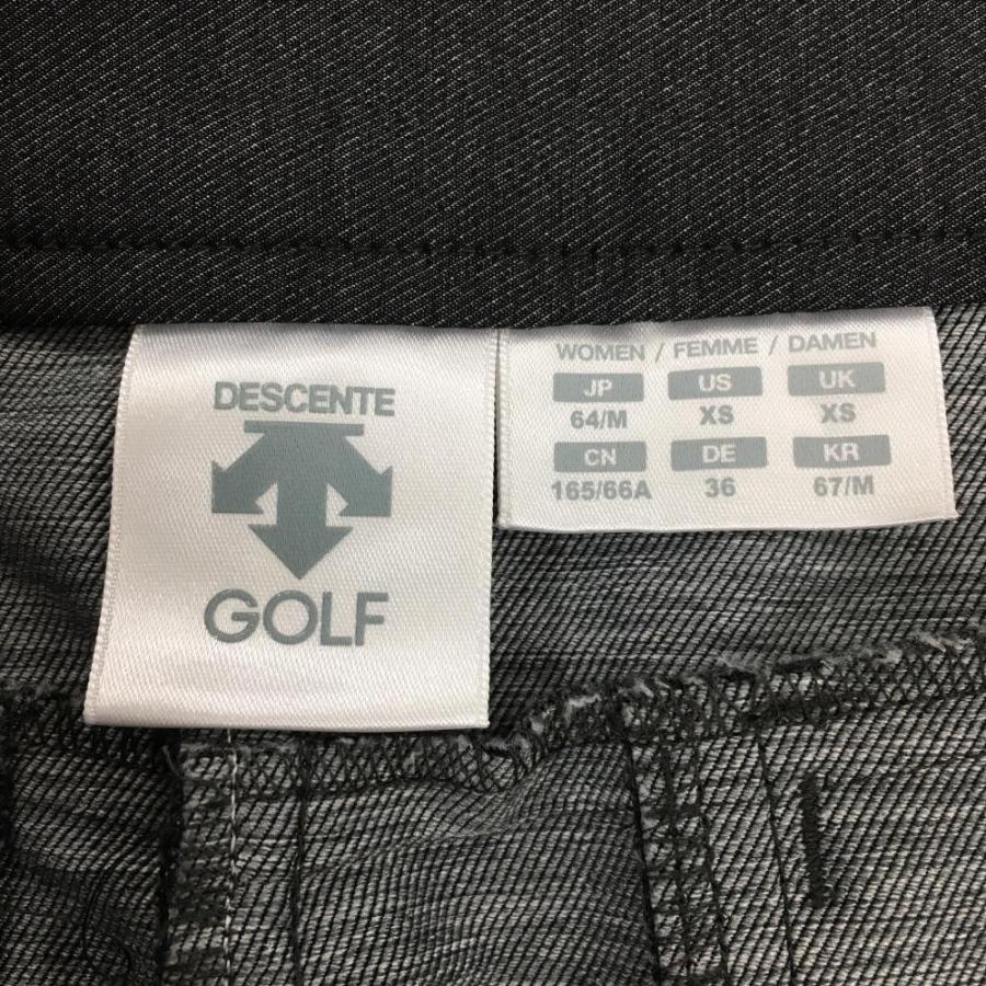 DESCENTE（デサント） デサントゴルフ スカート ダークグレー×黒
