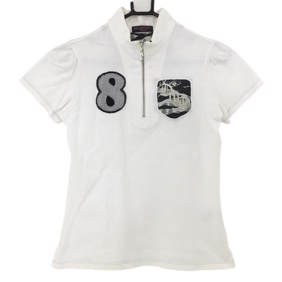 極美品　dance with dragon ゴルフウェア　長袖シャツ　サイズ2 Dance With Dragon ダンスウィズドラゴン 長袖ハイネックシャツ