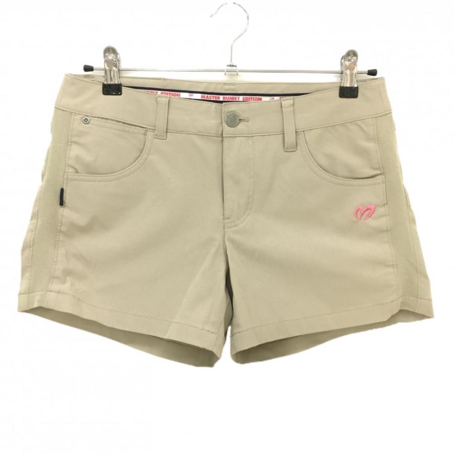 美品】マスターバニー ショートパンツ ベージュ サイド切替 レディース 