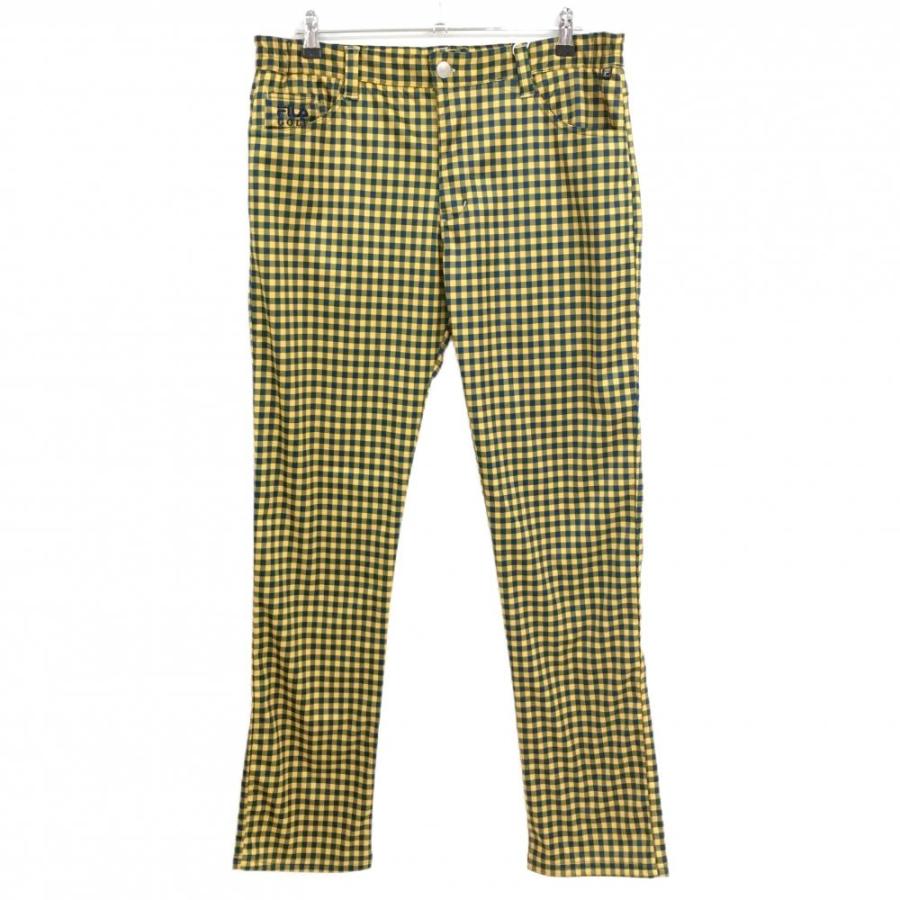 未使用】FILA GOLF メンズ 中綿 チェック ゴルフパンツ L