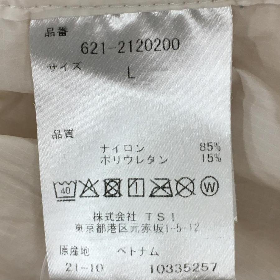 【美品】PING ピン ナイロンジャケット プルオーバー薄手 ゴルフウェアL PING（ピン） ナイロンジャケット ライトベージュ系×黒 薄手 透け感