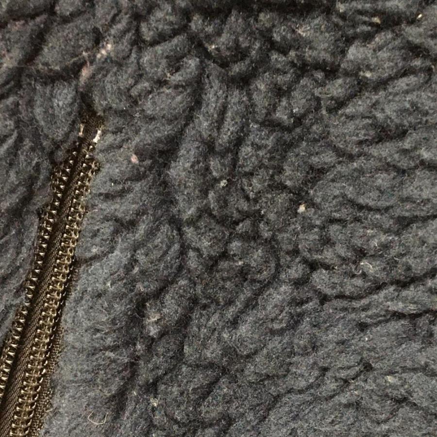 パーリーゲイツ ボアベスト ネイビー×黒 3ポケット メンズ 5(L) ゴルフ