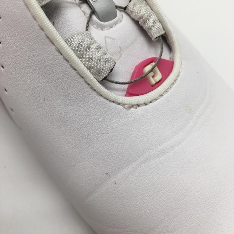 FootJoy（フットジョイ） ゴルフシューズ 白×ピンク 99069J ボア
