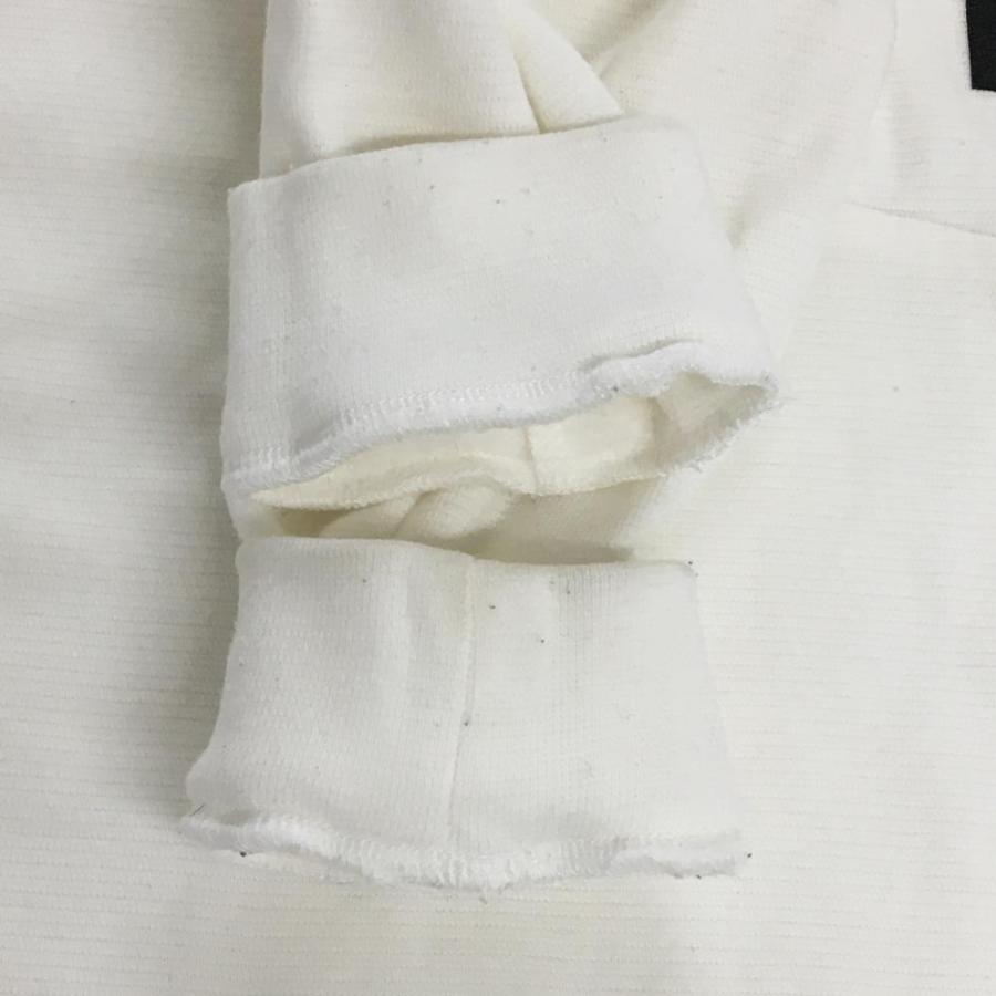 美品】マスターバニー 長袖ハイネックシャツ 白 胸元ポケット