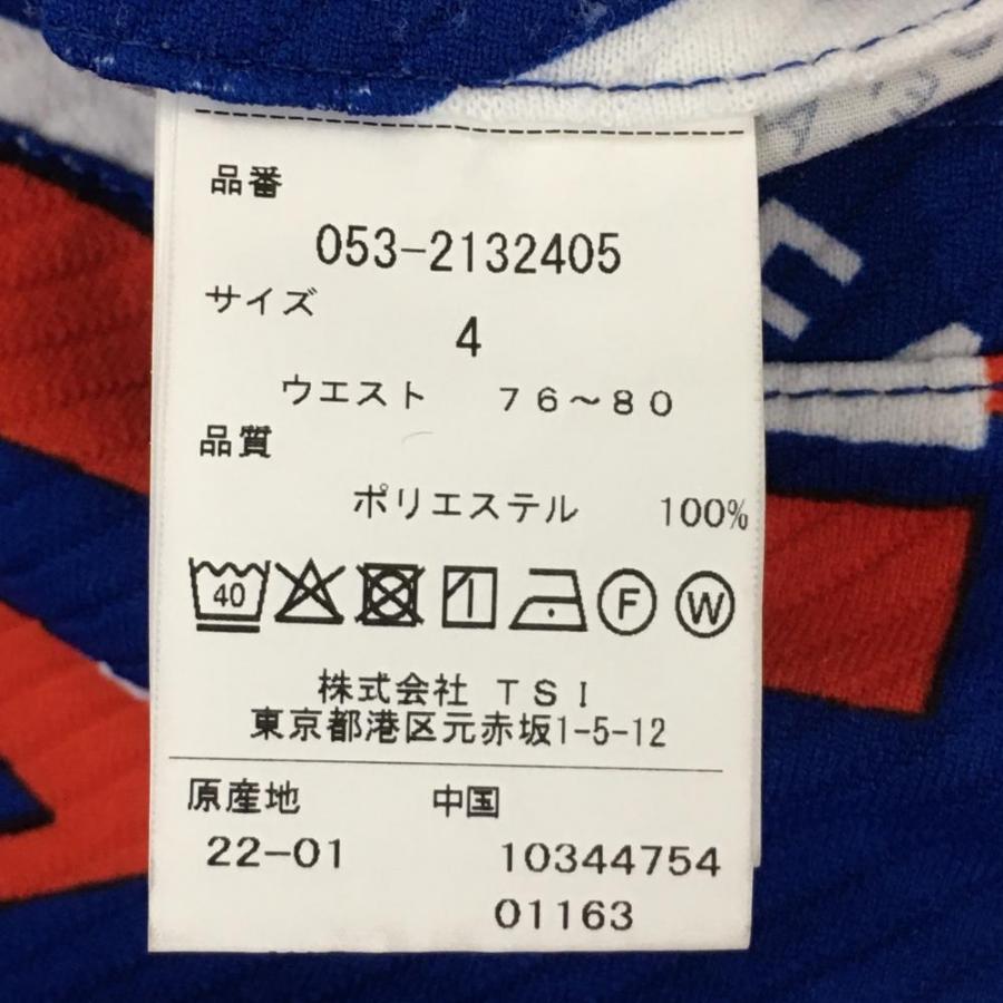 PEARLY GATES（パーリーゲイツ） ハーフパンツ ブルー×レッド ユニオン