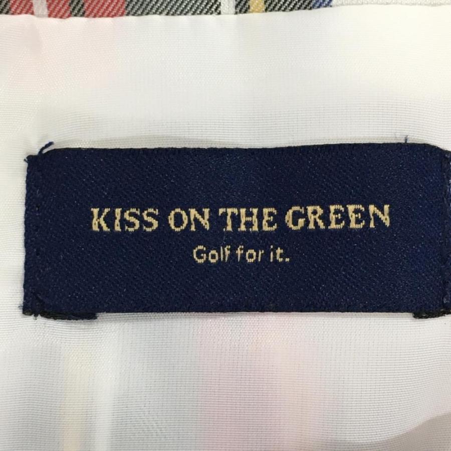 美品】キスオンザグリーン 中綿スカート 白×レッド×グリーン チェック