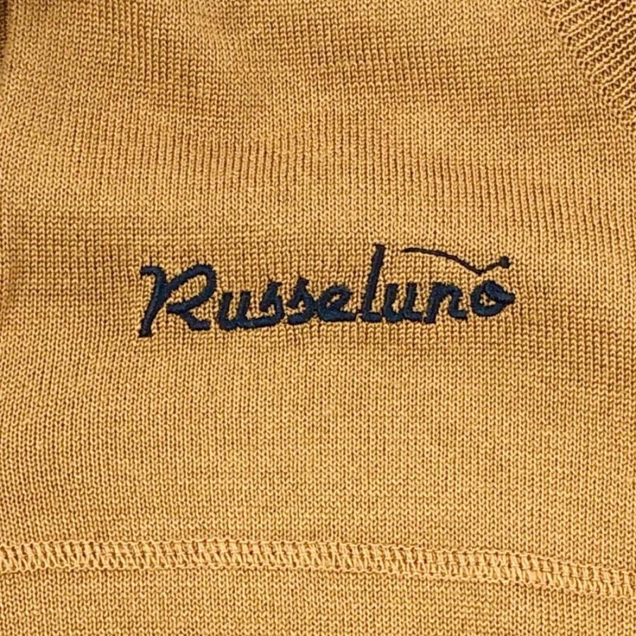 超美品】ラッセルノ セーター ブラウン×黒 ナンバリング ルチャマスク