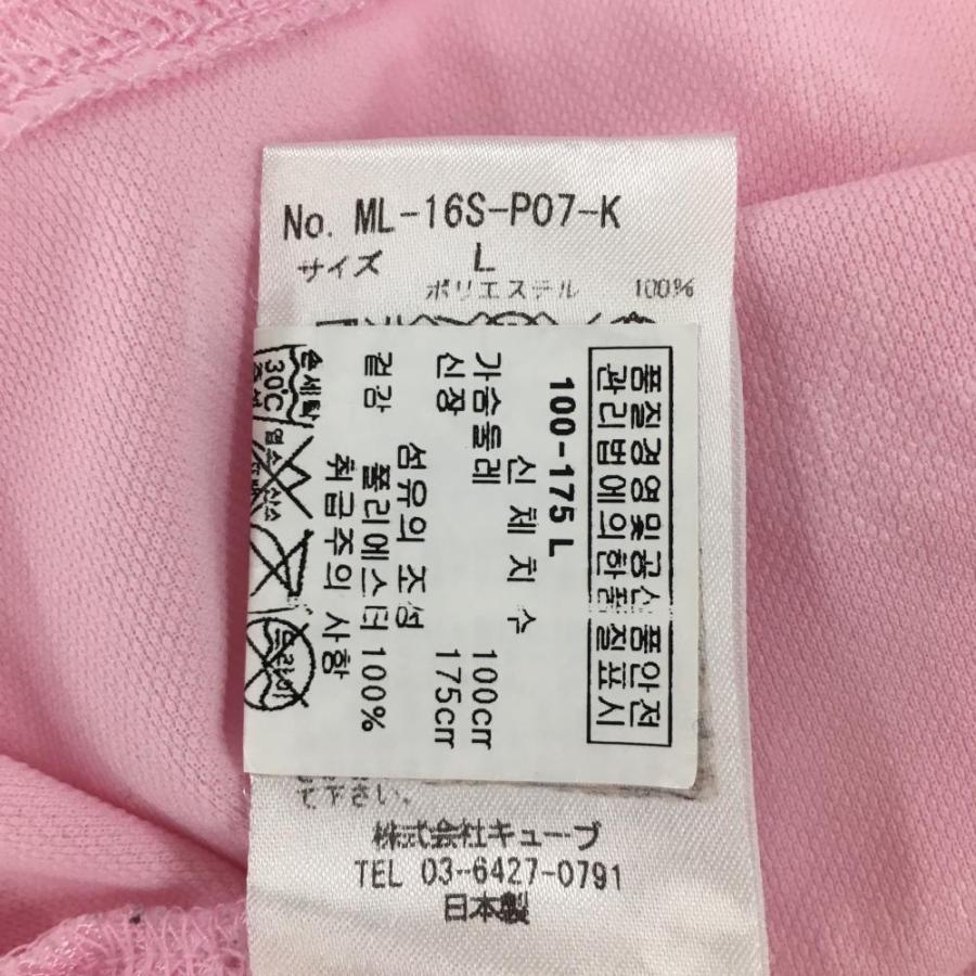 MARK&LONA（マークアンドロナ） 半袖ポロシャツ ピンク スカル×リーフ