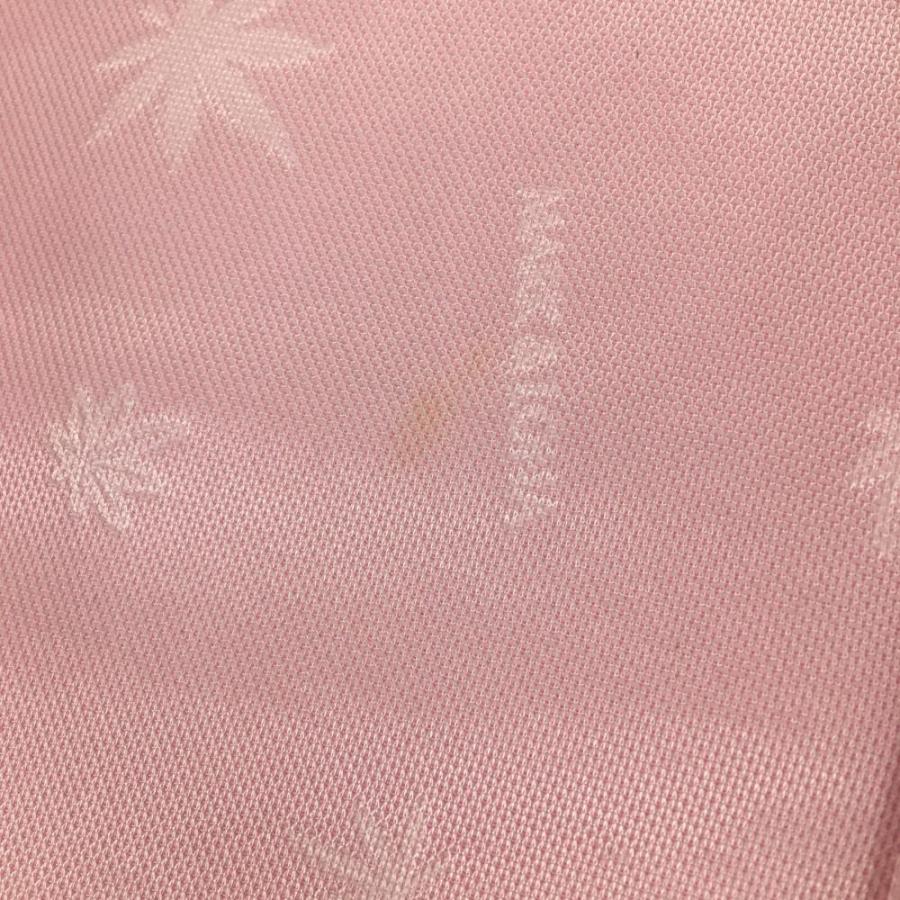 MARK&LONA 半袖ポロシャツ 46 M メンズ ピンク 総柄 スカル MARK&LONA（マークアンドロナ） 半袖ポロシャツ ピンク スカル×リーフ