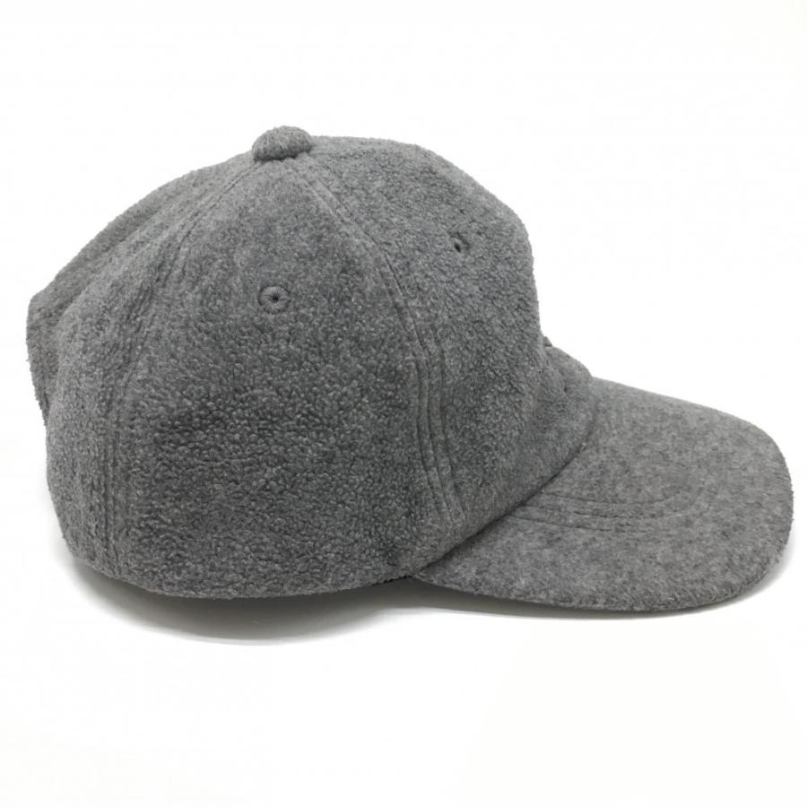 マークアンドロナ キャップ グレー スカル 表微起毛 FREE ゴルフウェア