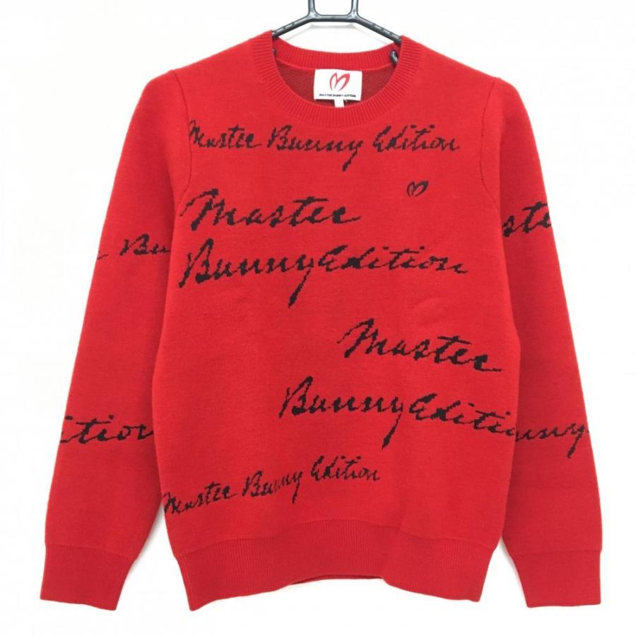 新品 パーリーゲイツ マスターバニー クルーネックニット セーター