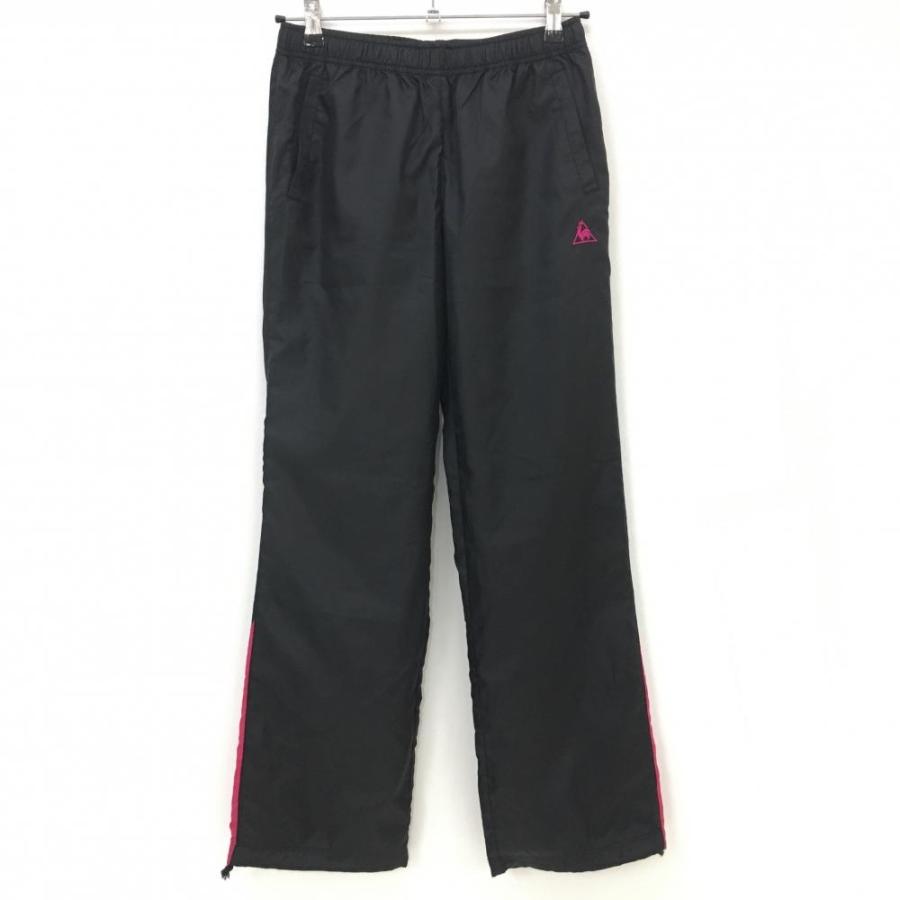 le coq sportif（ルコックスポルティフ） ルコック パンツ 黒×ピンク