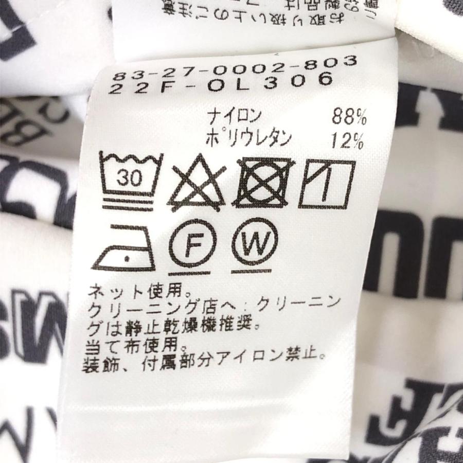 BEAMS（ビームス） ビームスゴルフ スカート 白×グレー ロゴ総柄