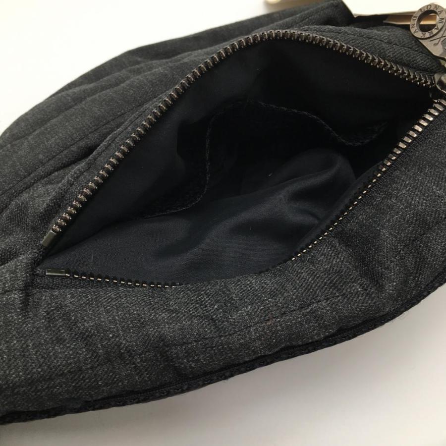 新品】マークアンドロナ ハンドウォーマー ダークグレー×黒 外ポケット