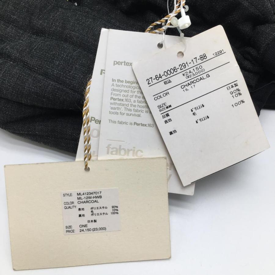 新品】マークアンドロナ ハンドウォーマー ダークグレー×黒 外ポケット