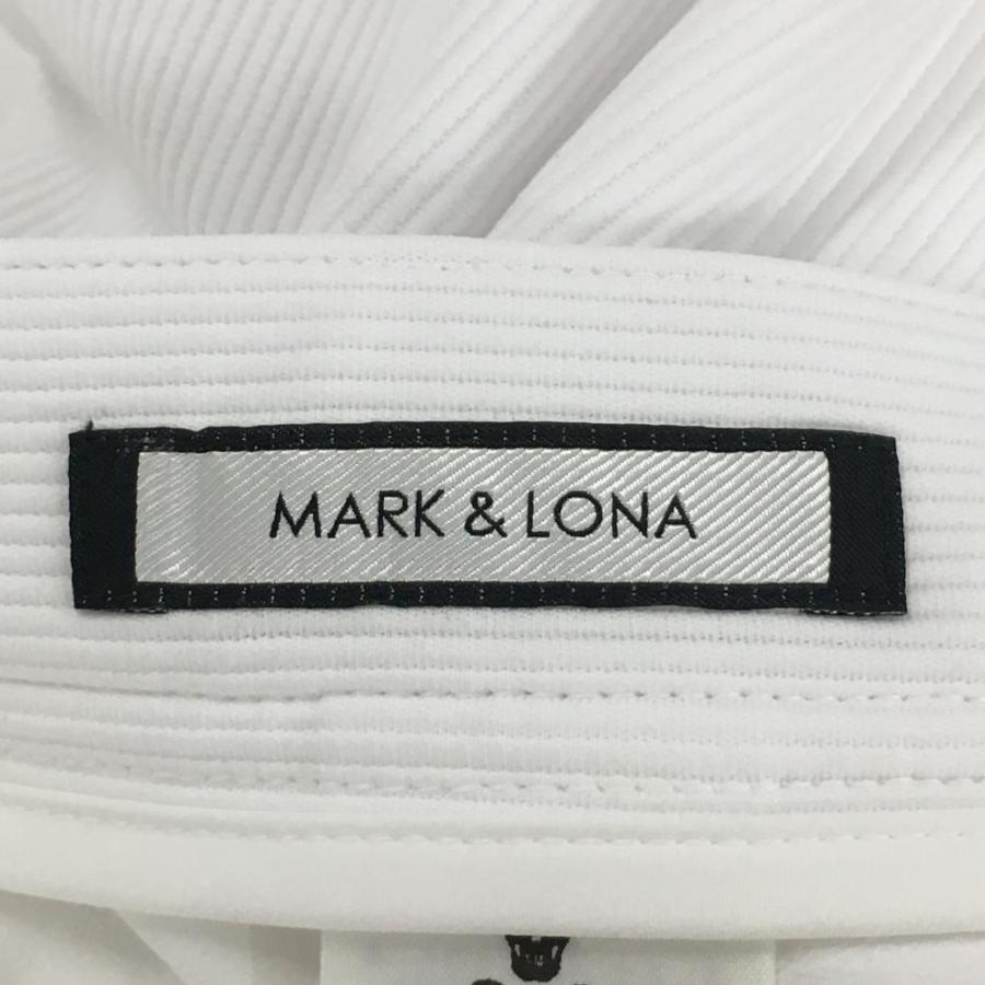 MARK&LONA マークアンドロナ パンツ 白 サイド立体ロゴ メンズ MARK&LONA マークアンドロナ パンツ 白 サイド立体ロゴ メンズ