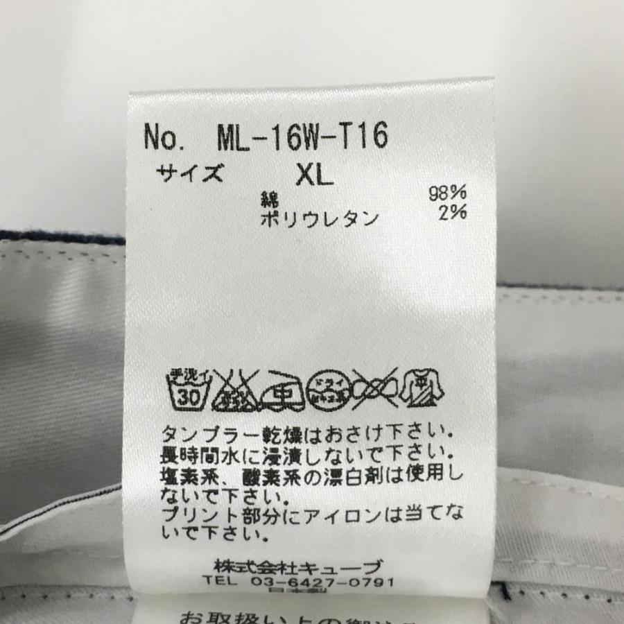 MARK&LONA（マークアンドロナ） パンツ ネイビー スカル刺しゅう
