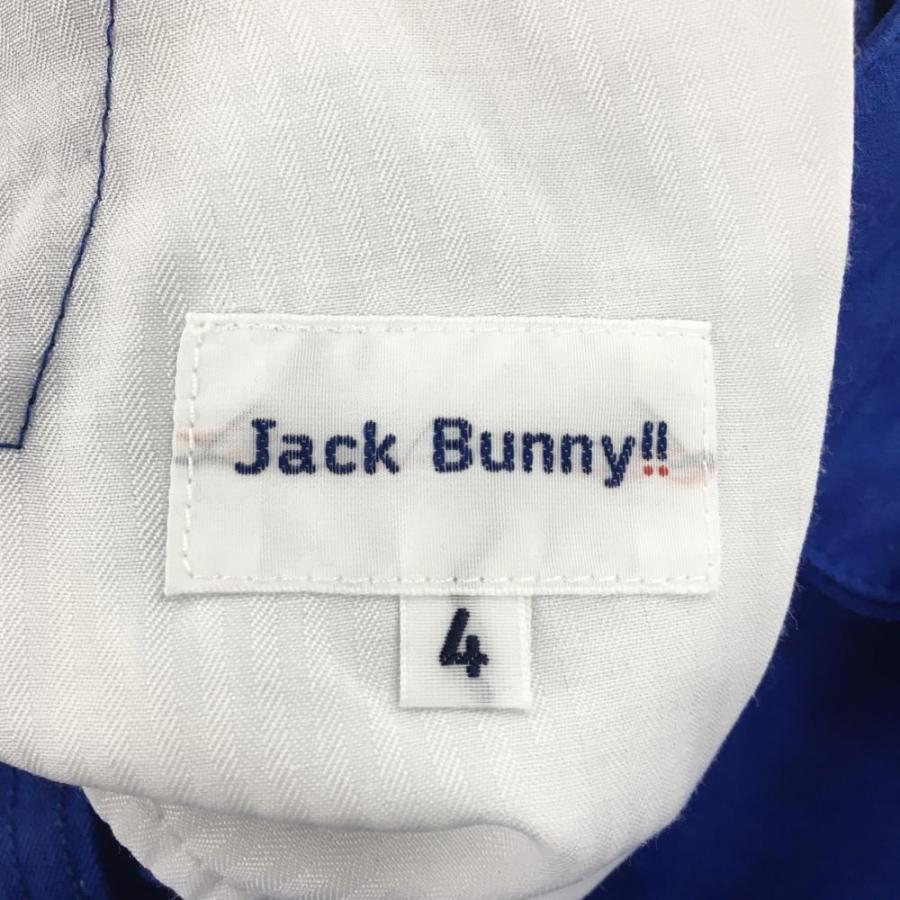 Jack Bunny!! ジャックバニー パンツ ブルー×白 サイドロゴ Jack Bunny!! ジャックバニー パンツ ブルー×白 サイドロゴ