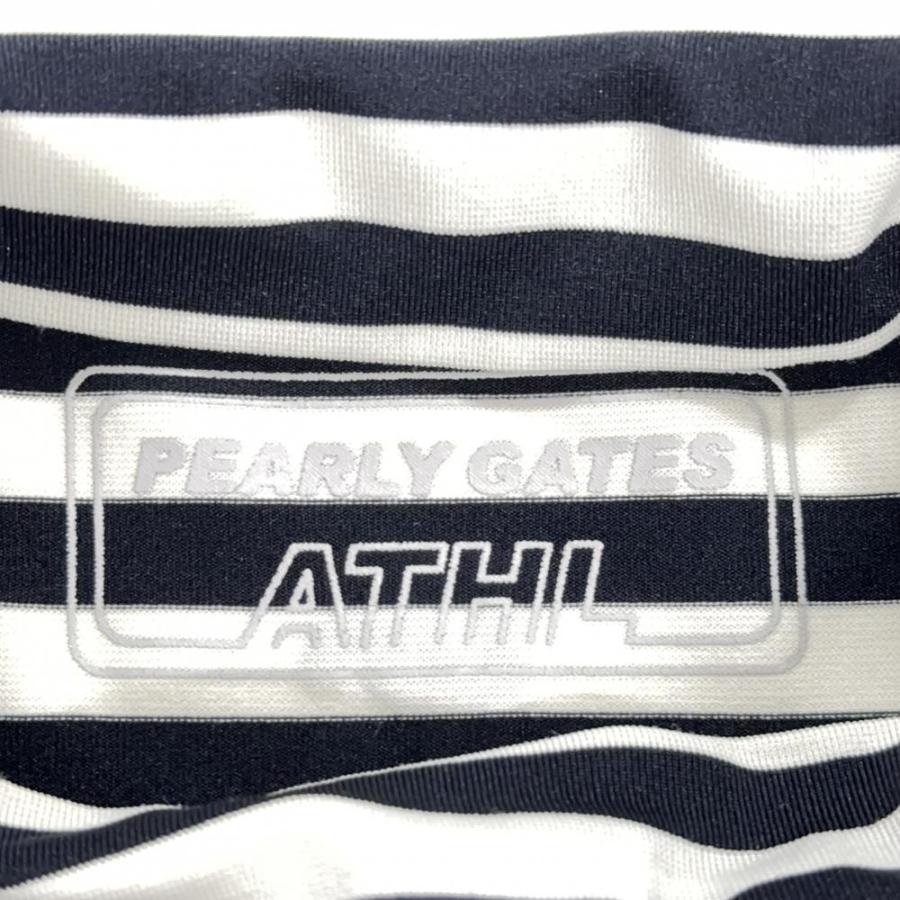 PEARLY GATES（パーリーゲイツ） ハイネックインナーシャツ 白×黒