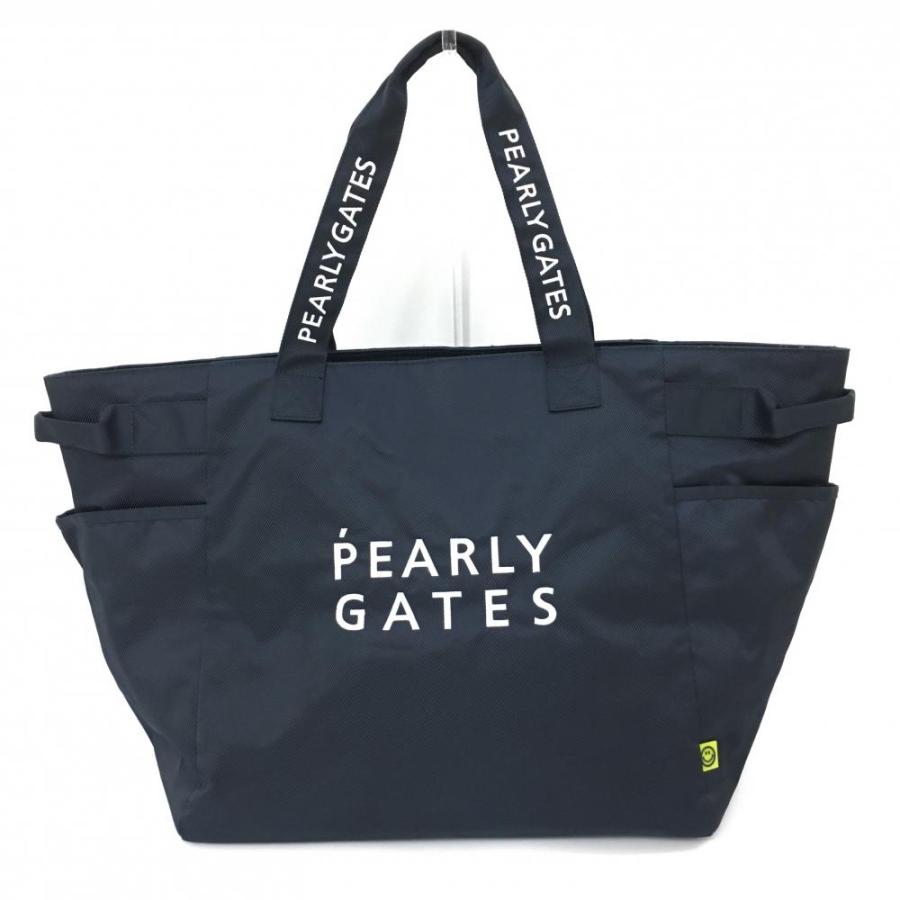 美品 パーリーゲイツ ロッカーバッグ スマイル ブラック ロゴ×PG SMILEロッカーバッグ (UNISEX) | PEARLY GATES