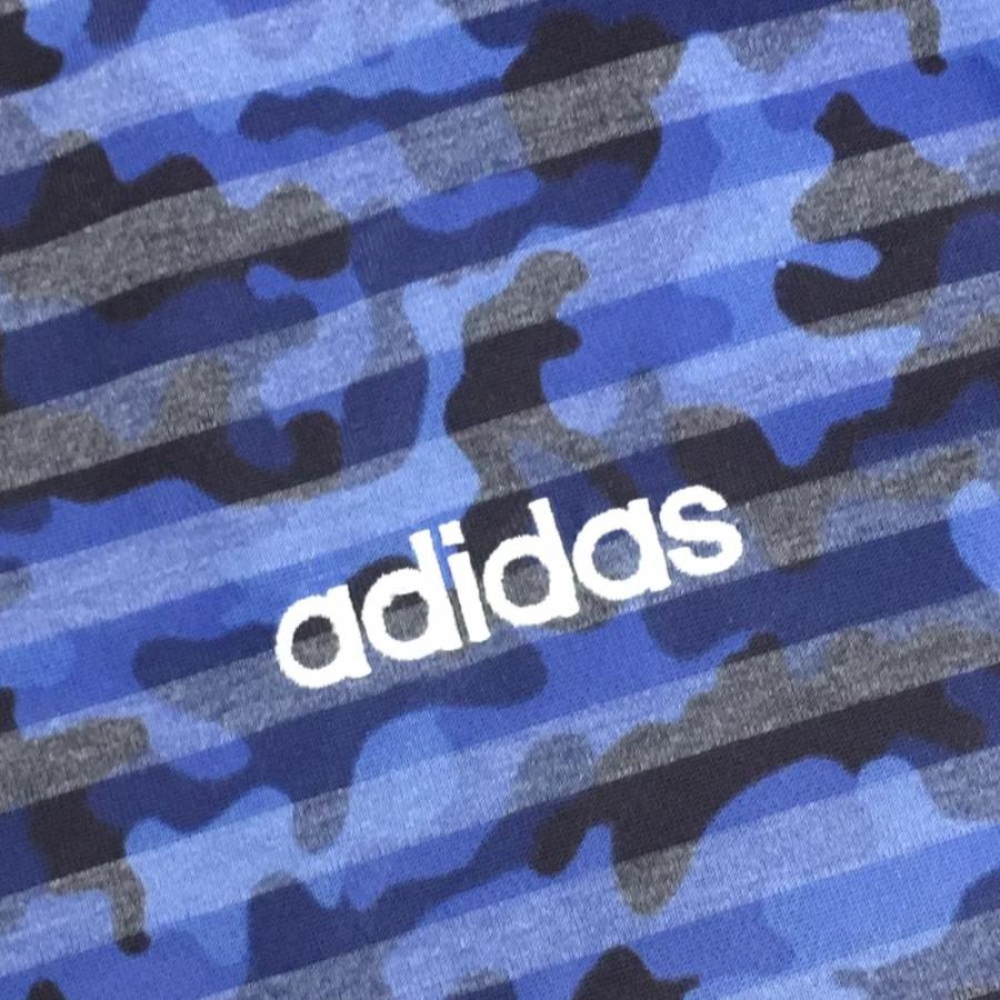 adidas（アディダス） 半袖ポロシャツ ブルー×ブラウン 迷彩 カモフラ