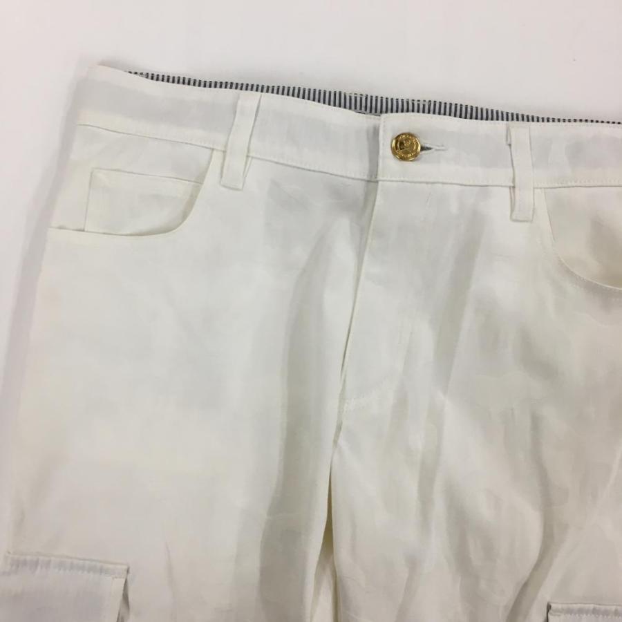 MARK&LONA（マークアンドロナ） カーゴパンツ 白 迷彩織生地 カモフラ