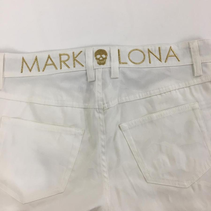 MARK&LONA（マークアンドロナ） カーゴパンツ 白 迷彩織生地 カモフラ