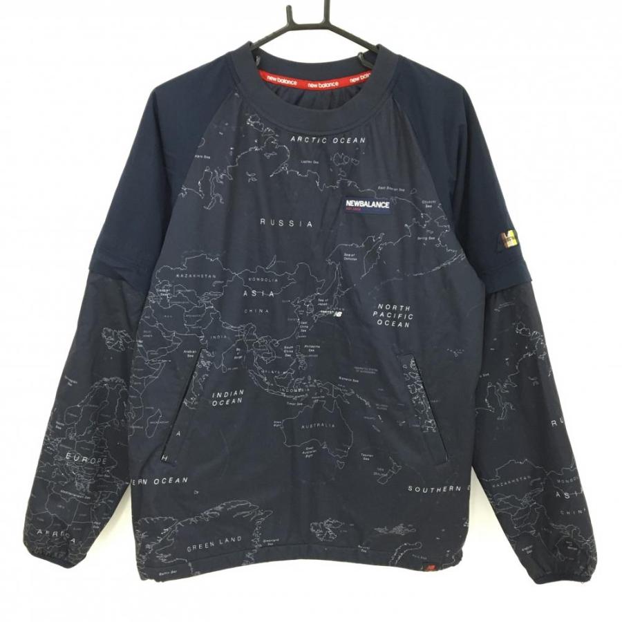 美品】ニューバランスゴルフ 2WAY中綿スニード ネイビー×白 世界 美品】ニューバランスゴルフ 2WAY中綿スニード ネイビー×白 世界