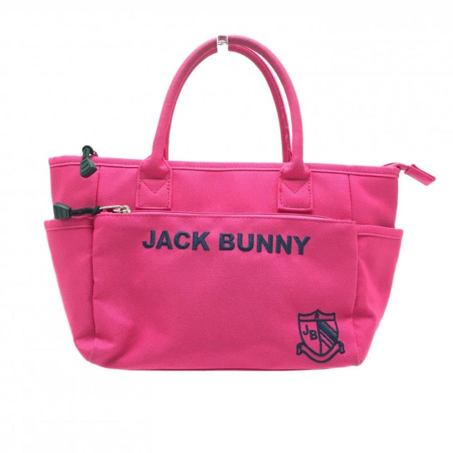 Jack Bunny!! ジャックバニー カートバッグ ピンク×ネイビー 内外