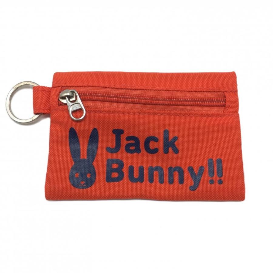 Jack Bunny!!（ジャックバニー） ポーチ レッド×ネイビー コインケース