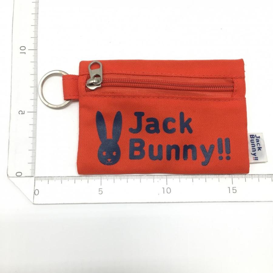 Jack Bunny!!（ジャックバニー） ポーチ レッド×ネイビー コインケース
