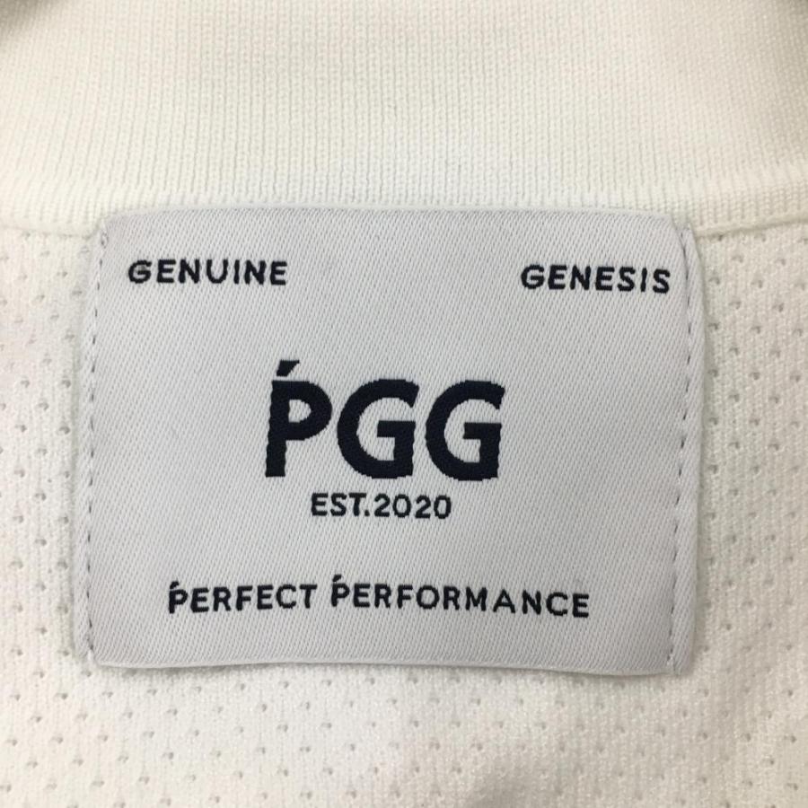 PEARLY GATES PGGパーリーゲイツ 半袖スキッパーシャツ 白 ロゴ PEARLY GATES PGGパーリーゲイツ 半袖スキッパーシャツ 白 ロゴ