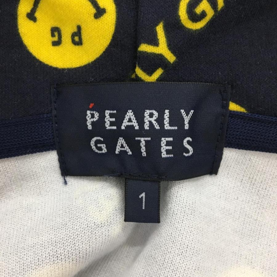 PEARLY GATES パーリーゲイツ ジップパーカー ネイビー×イエロー PEARLY GATES パーリーゲイツ ジップパーカー ネイビー×イエロー