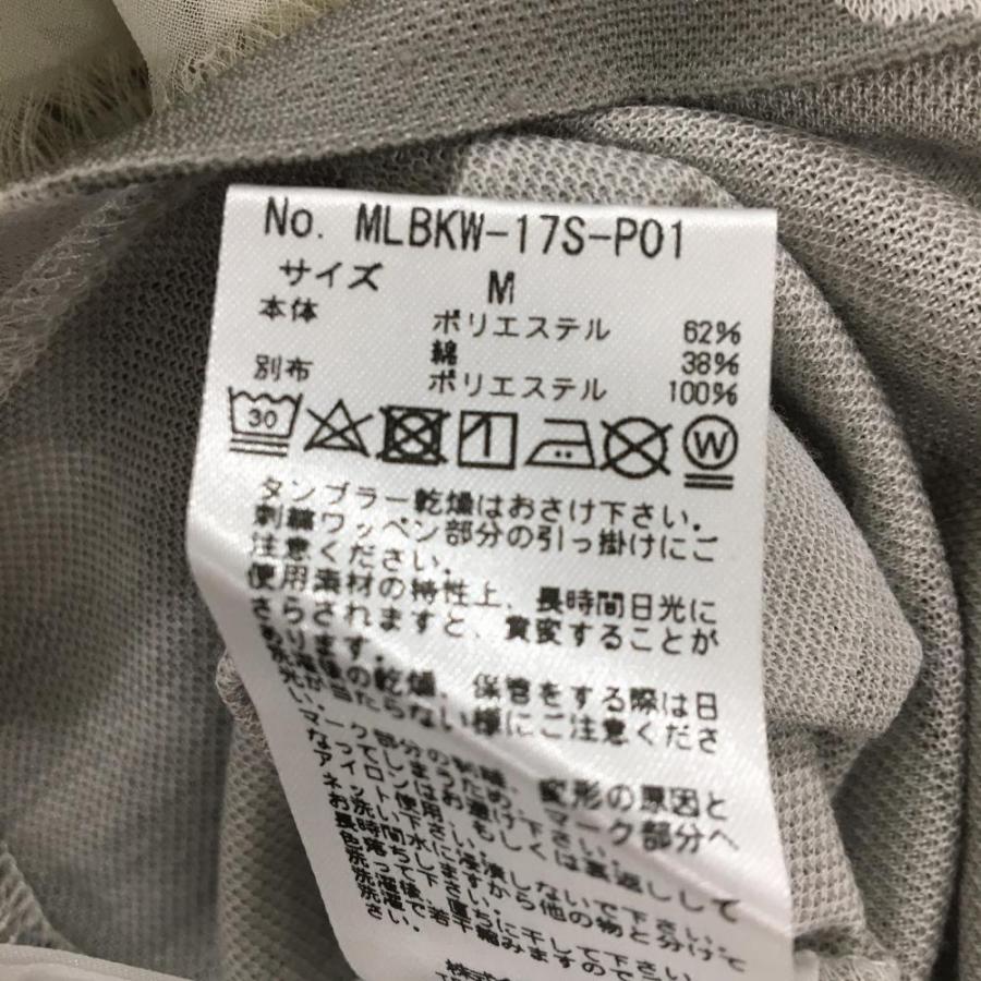 MARK&LONA マークアンドロナ ノースリーブポロシャツ グレー×白 MARK&LONA マークアンドロナ ノースリーブポロシャツ グレー×白