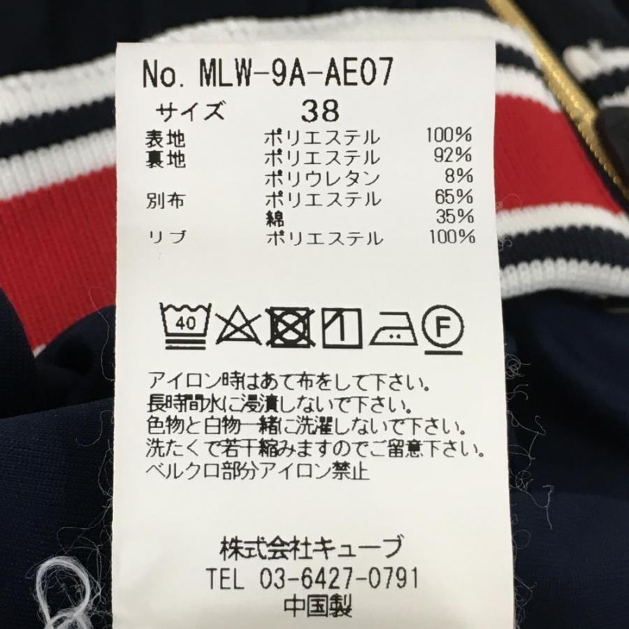 MARK&LONA マークアンドロナ スカート ネイビー×レッド ウエスト MARK&LONA マークアンドロナ スカート ネイビー×レッド ウエスト
