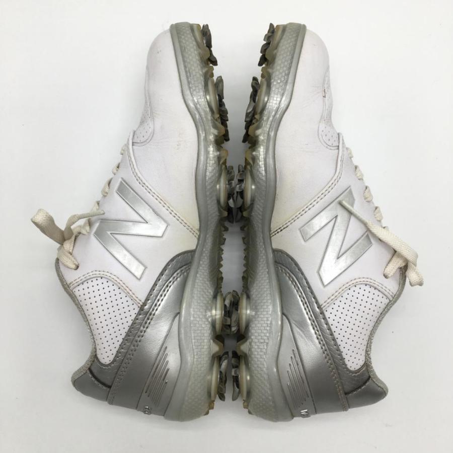 New Balance ニューバランスゴルフ ゴルフシューズ 白×シルバー New Balance ニューバランスゴルフ ゴルフシューズ 白×シルバー