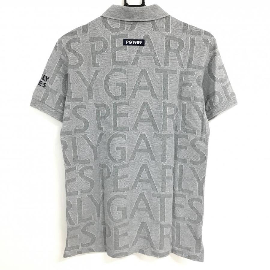 PEARLY GATES パーリーゲイツ 半袖ポロシャツ グレー系