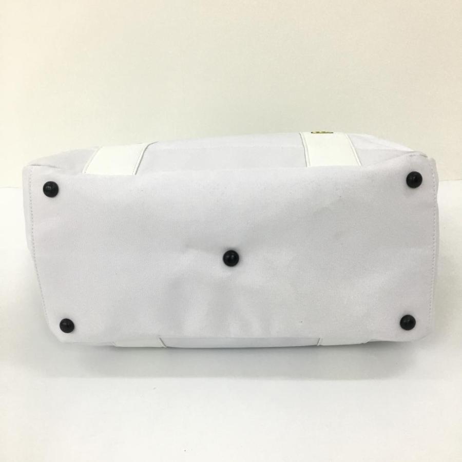 PEARLY GATES パーリーゲイツ ロッカーバッグ 白×イエロー ニコ PEARLY GATES パーリーゲイツ ロッカーバッグ 白×イエロー ニコ